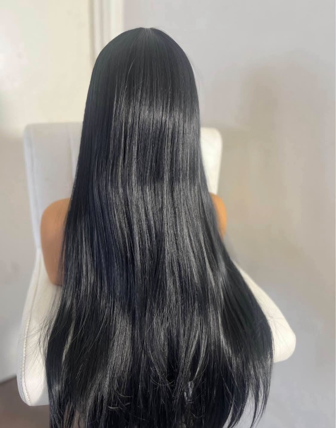 Melanie – 26” Black Wig