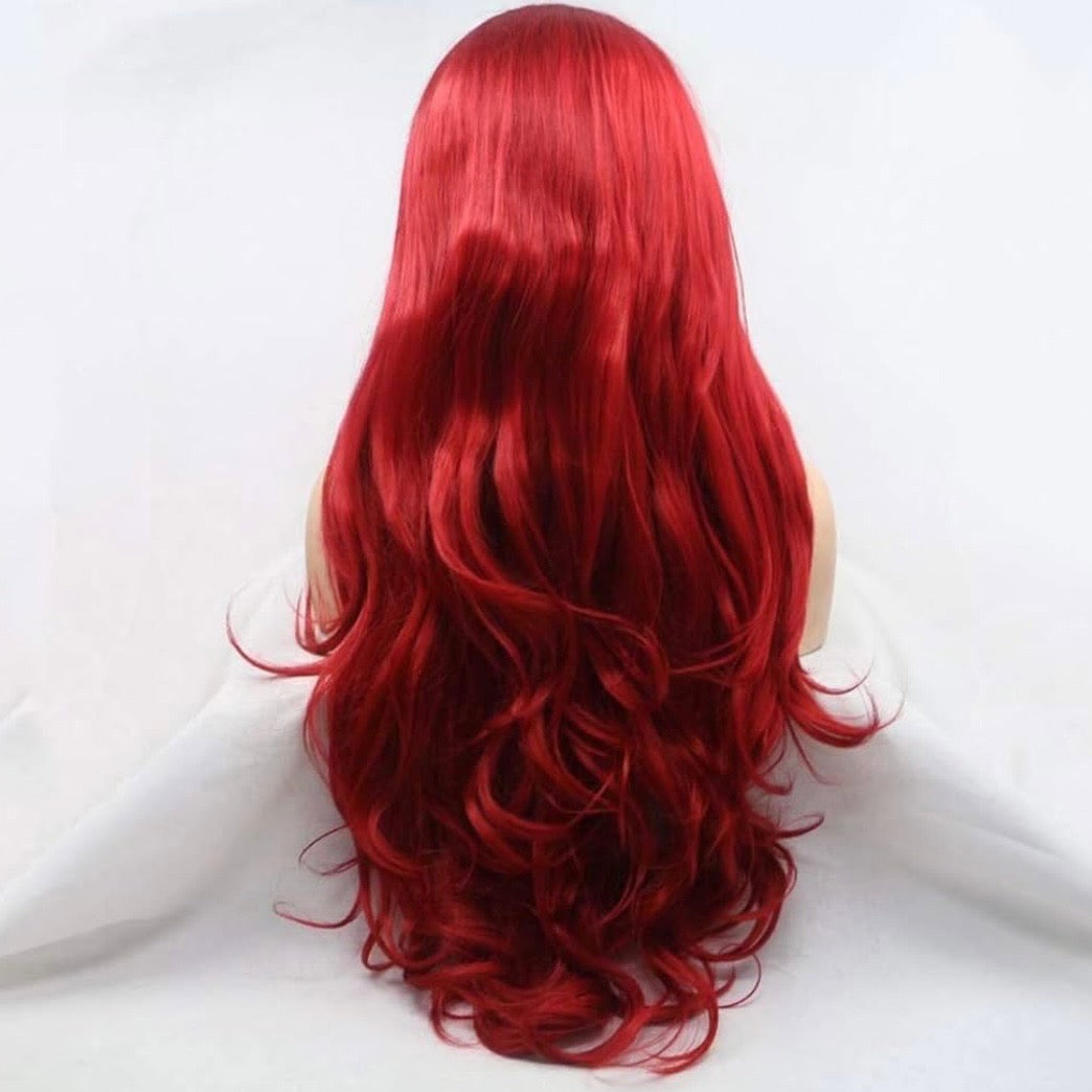 Fantasia - Red Lacefront Wig