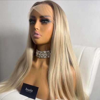 Kunaka – 24” Straight Ombre Blonde Wig