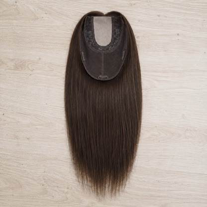 Brown Human Hair Topper