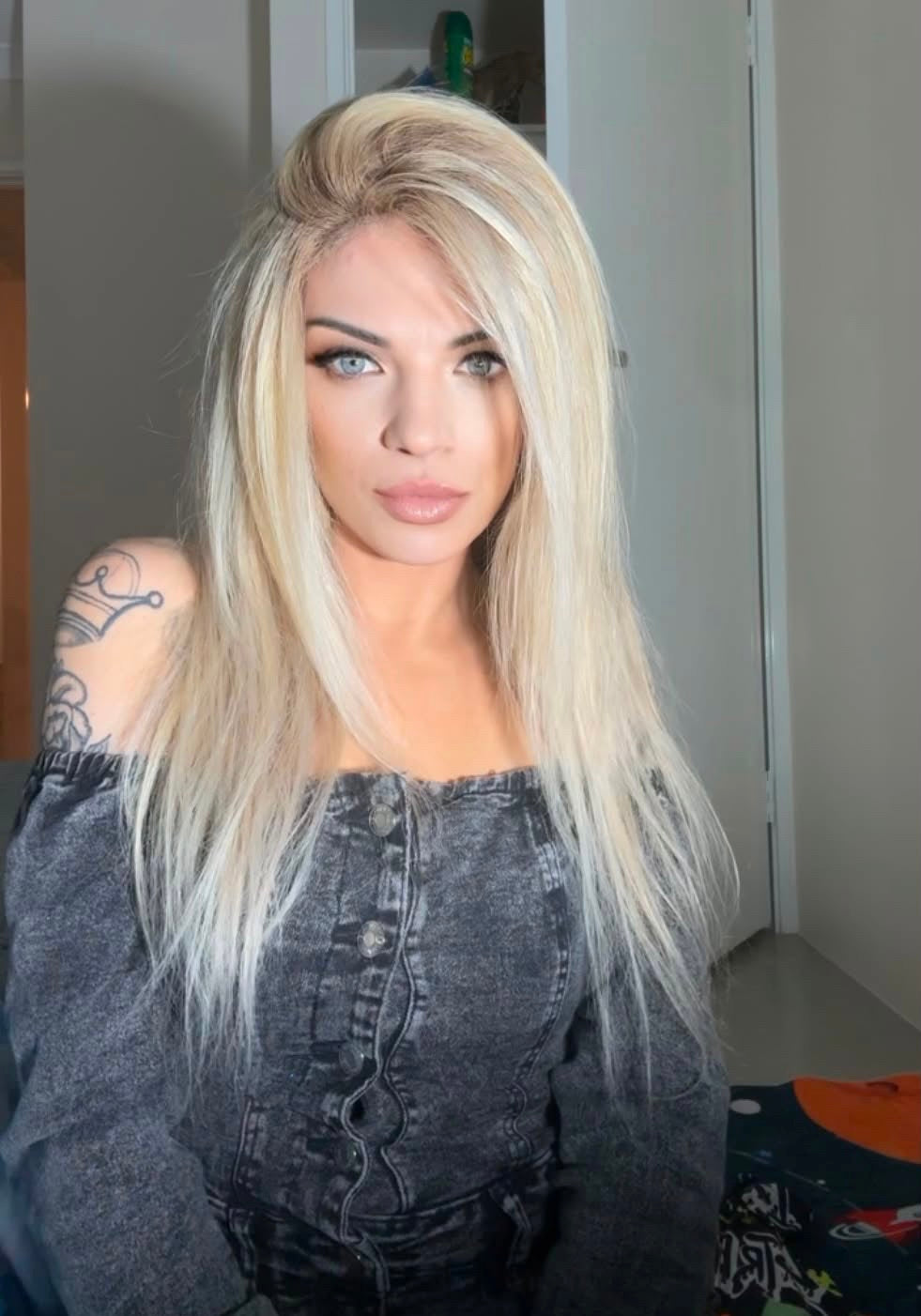 Amber – 18” Human Hair Wig
