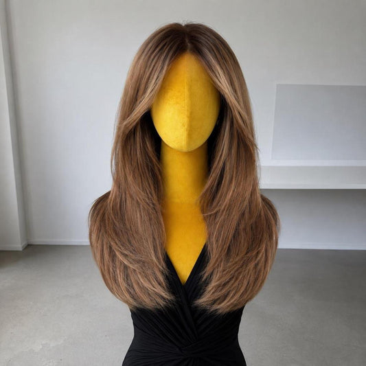 Hazel – 24” Brown Wig
