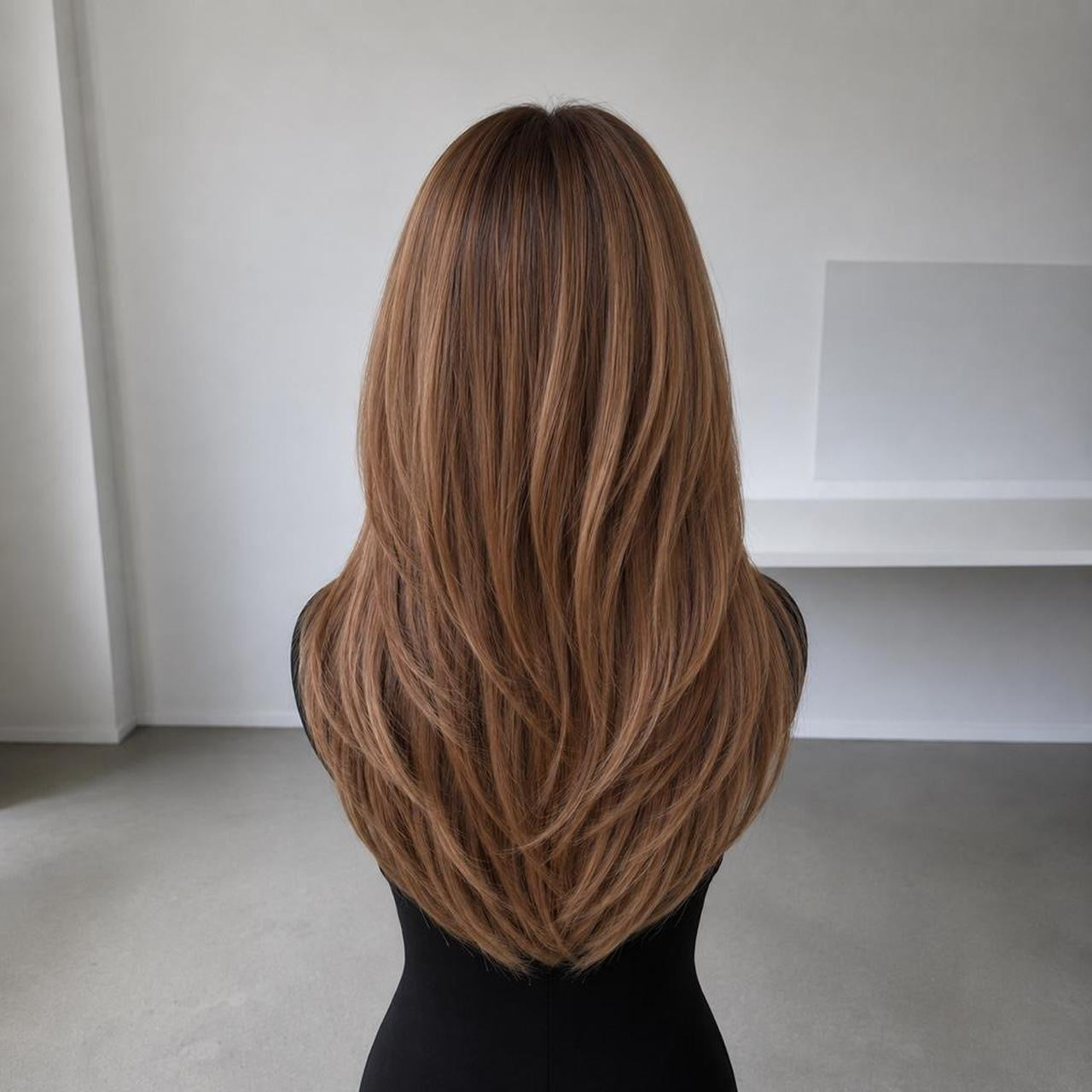 Hazel – 24” Brown Wig