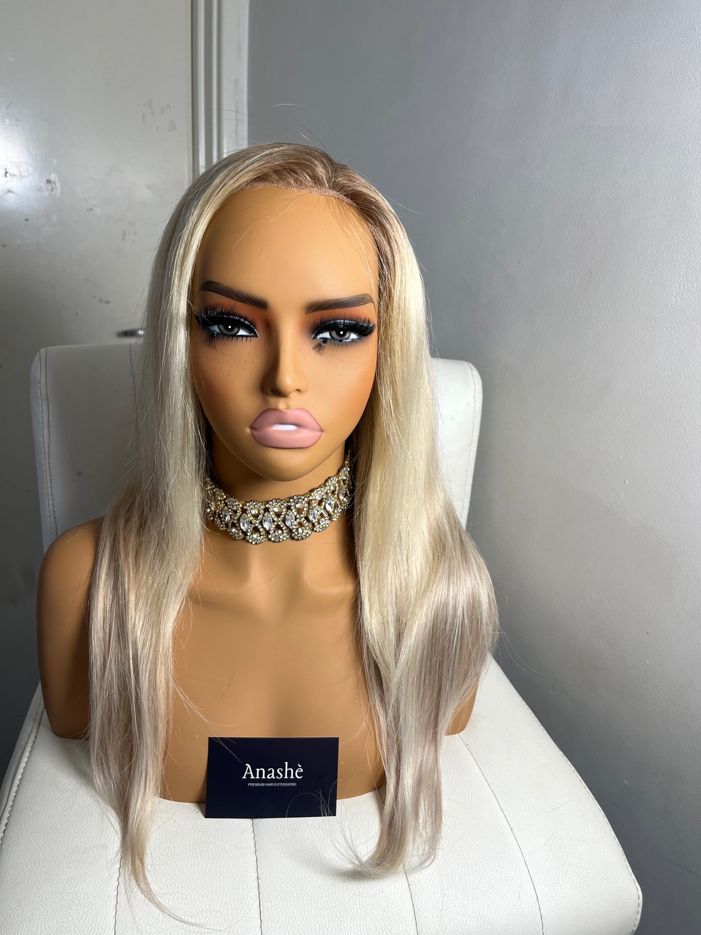 Amber – 18” Human Hair Wig