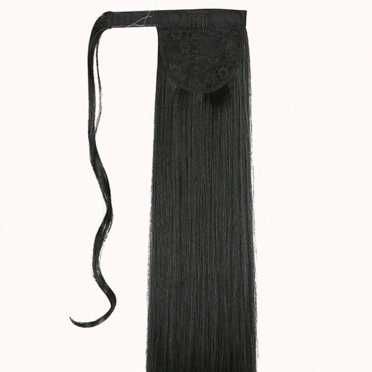 24” Black Wrap Ponytail