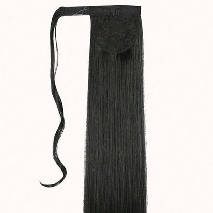 24” Black Wrap Ponytail