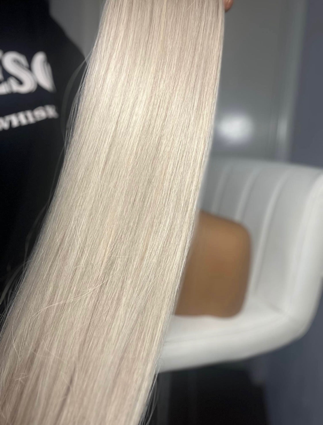 Blonde Wrap Up Ponytail
