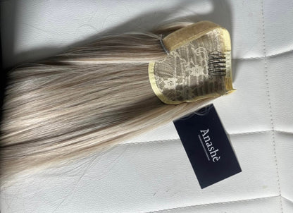 Blonde Wrap Up Ponytail