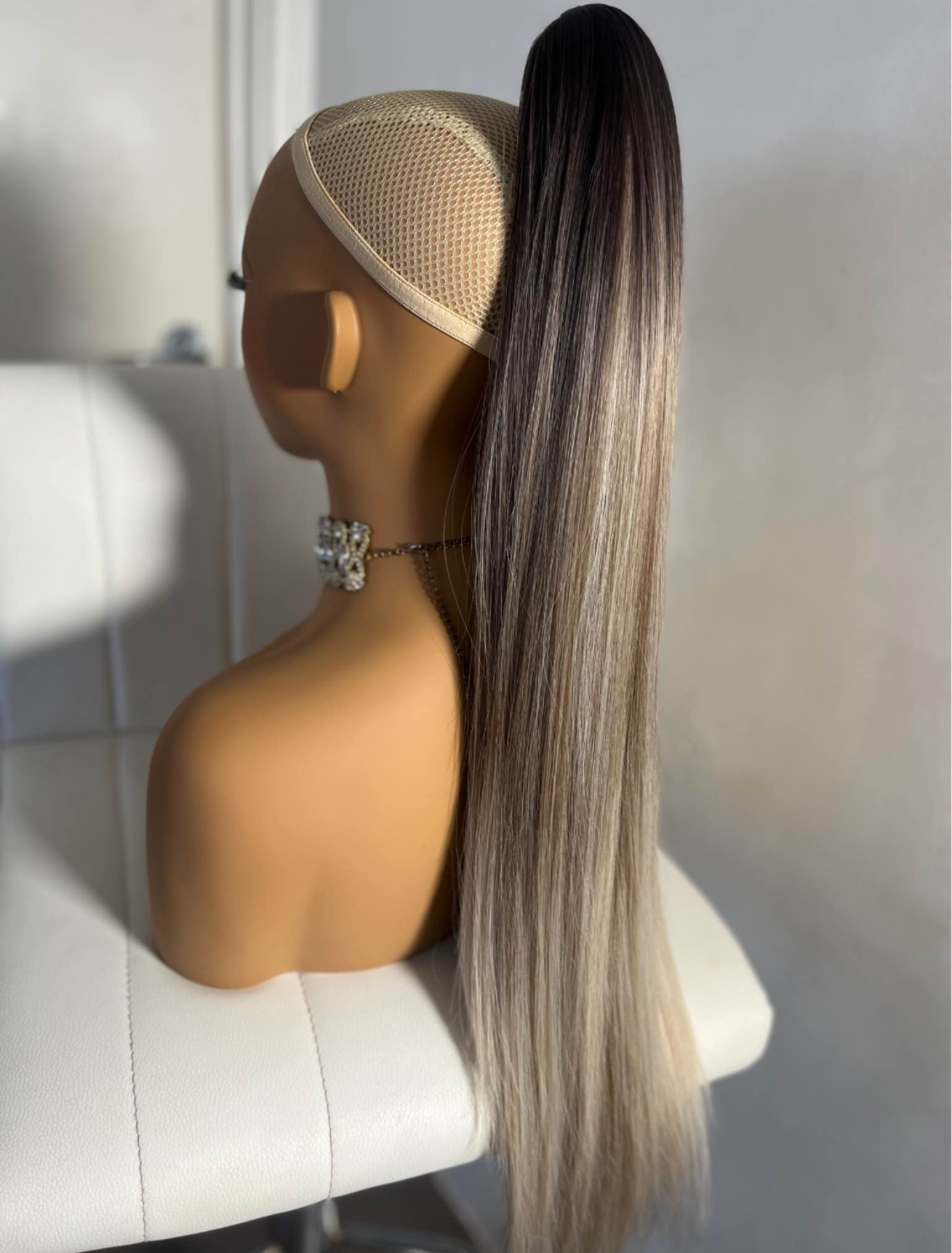Ombré Clip In Ponytail