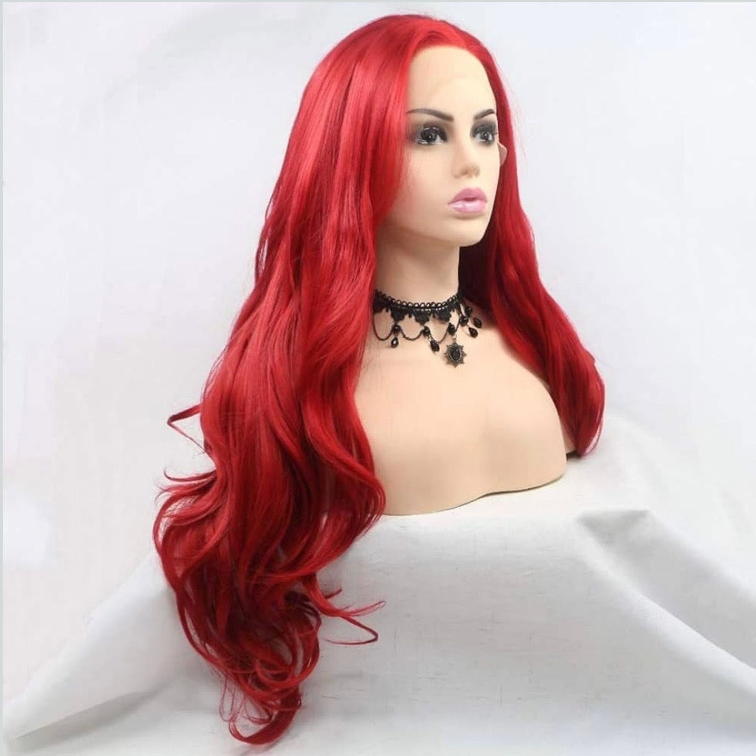 Fantasia - Red Lacefront Wig