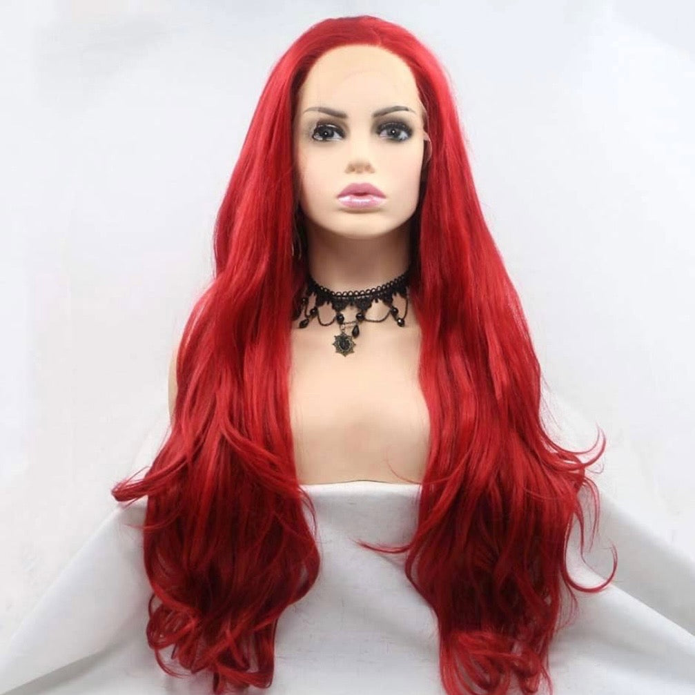 Fantasia - Red Lacefront Wig